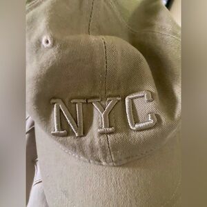 NYC Women's Tan Baseball Cap